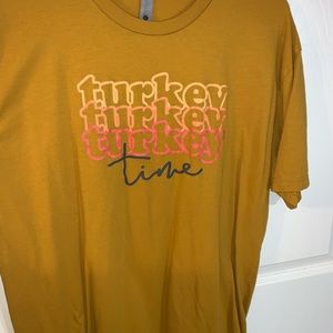 Turkey Time thanksgiving tee